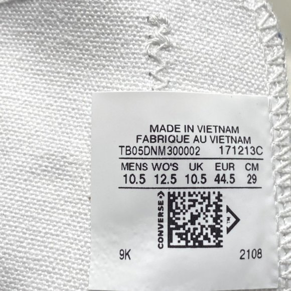 Converse Ctas Low Top White Blue Wedding Canvas Men Sneakers Custom 171213C-BUWH - Picture 9 of 10